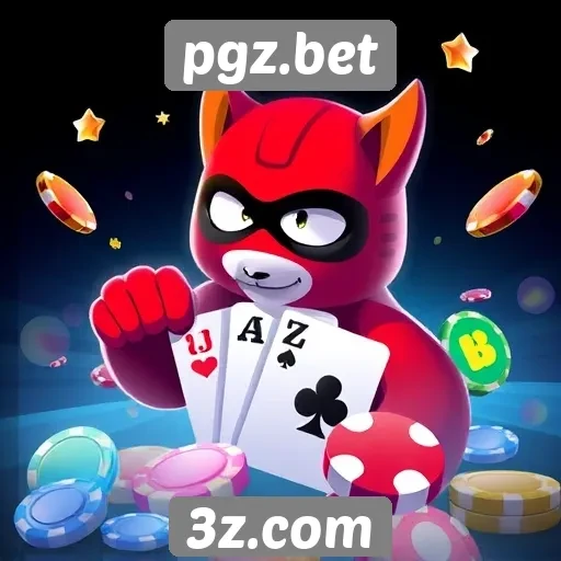 Variedade de jogos disponíveis no pgz.bet